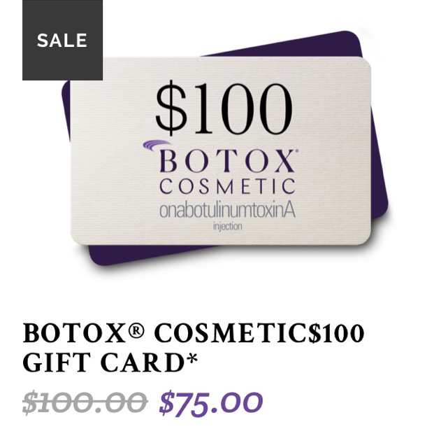 Botox Gift Card Gift Card and Botox Skin Body Memphis